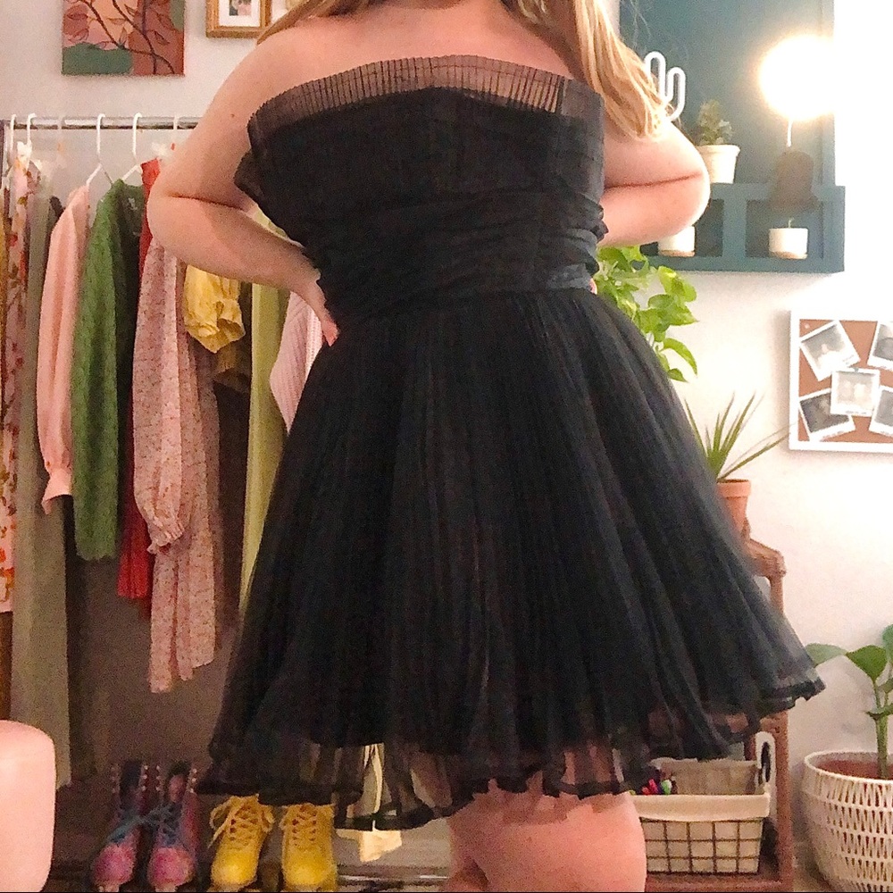 NWT Betsey Johnson black mini dress